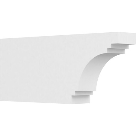 Ekena Millwork Standard Pescadero Architectural Grade PVC Rafter Tail, 4"W X 10"H X 24"L RFTP04X10X24PEC
